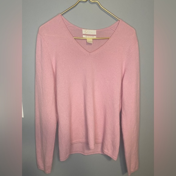 Geneva 2 Ply 100% Cashmere Sweater - Picture 1 of 3